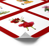 84 Blume Kinder Poster (Ecke)