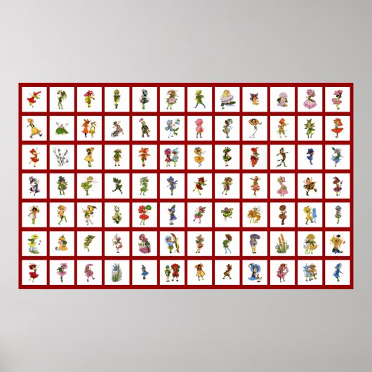 84 Blume Kinder Poster (Vorne)