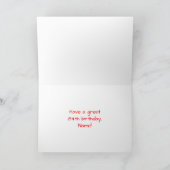 84. Geburtstag: Spaß, bunte feierliche Feuerwerke Karte (Innenseite)