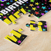 84. Geburtstag — Spaß, farbenfrohe Sternenweltenmu Puzzle (Seite)