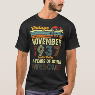 84. Geburtstag Vintag im November 1937 T-Shirt