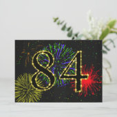 84. Geburtstagsparty Einladung (Stehend Vorderseite)