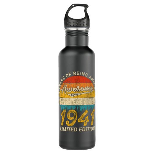 84 Jahre alt 1941 Retro Phantastisches 84. Geburts Edelstahlflasche (Vorderseite)