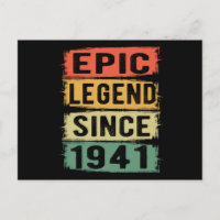 84 Jahre alter Geburtstag 1941 Epische Legende 84.