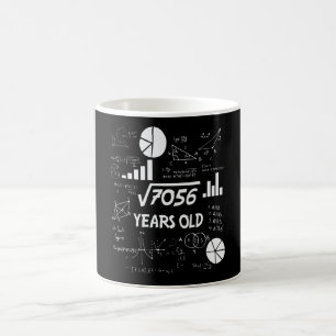 84 Jahre altes Tagesmathematiklehrer 84. Geburtsta Kaffeetasse