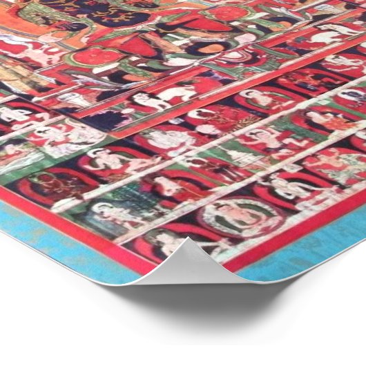 84 Mahasiddhas Poster (Ecke)