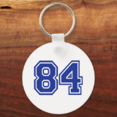 84 - Nummer Schlüsselanhänger (Vorderseite)