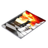 -851253 FUTURISTISCHE WANDEL DES KAMENFEUERS NOTIZBLOCK (Linke Seite)