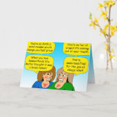 858 bin ich traurige Karten-Cartoonkarte Karte (Gelbe Blume)