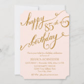 85., 85. Geburtstagsparty Einladung (Vorderseite)