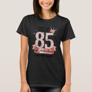 85 & Fabulous I Rose and White Party Gruppe Candid T-Shirt
