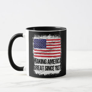 85. Geburtstag Amerika als großartig seit 1937 Tasse