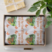 85. GEBURTSTAG GESCHAFFEN VON GOTT BUTTERFLY DESIG SEIDENPAPIER (Geschenk)