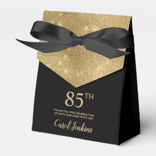 85. Geburtstag Gold Dankeschön Geschenkbox Geschenkschachtel