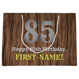 85. Geburtstag: Inspirierter Country Western Look, Große Geschenktüte
