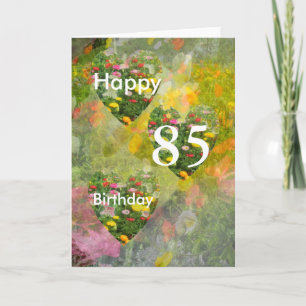 85. Geburtstag Karte