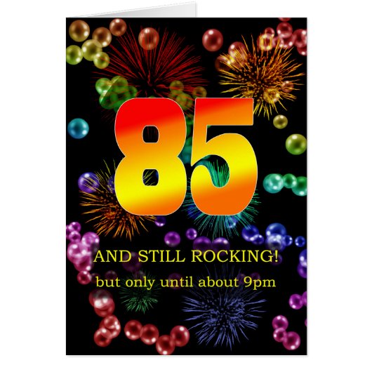 85. Geburtstag noch rocken (Vorne)