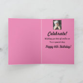 85. Geburtstag Oh nein! Funny Girly Karte (Innenseite)