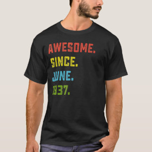 85. Geburtstag Phantastisch seit Juni 1937 85 Jahr T-Shirt
