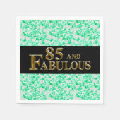 85. Geburtstag Serviette (Vorderseite)