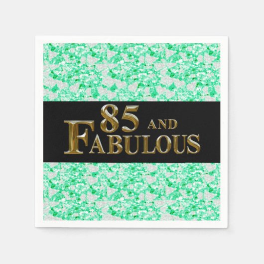 85. Geburtstag Serviette (Vorderseite)