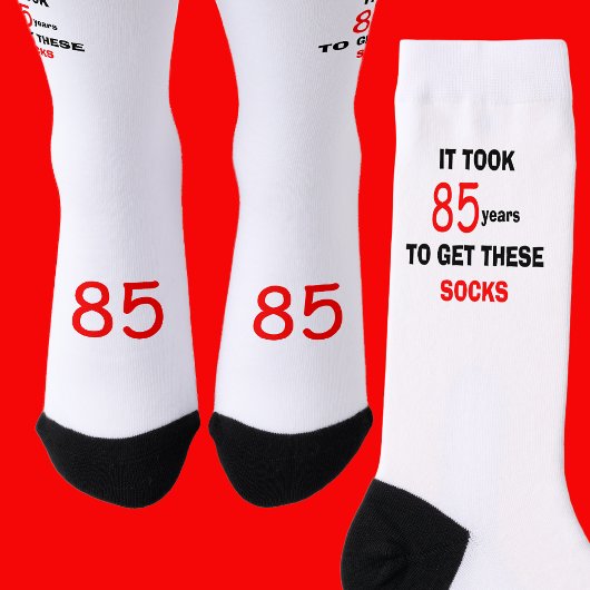 85. Geburtstag Socken Männer Lustig