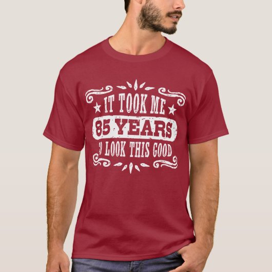 85. Geburtstag T-Shirt (Vorderseite)