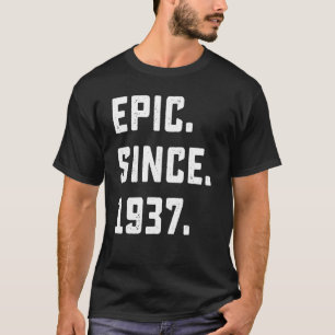 85. Geburtstag Vintage-Epos seit 1937 85 Jahre al T-Shirt