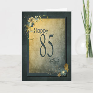 85. Geburtstag-Vintage-Rahmen Karte