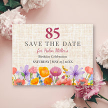 85. Geburtstags-Blumen 85 Jahre Garten Save-the-Da