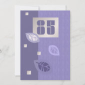 85. Geburtstagsfeier individuelle Einladungen (Vorderseite)