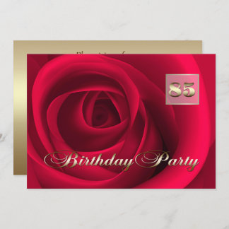 85. Geburtstagsfeier individuelle Einladungen