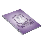 85. Geburtstagsfeier Vintag Frame Gästebuch Notizblock (Rechte Seite)