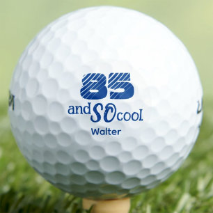 85. Geburtstagsgeschenk Blauer Golfer - 85 und so Golfball