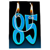 85. Geburtstagskandale Mittlere Geschenktasche Geschenktüte (Vorderseite)