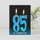 85. Geburtstagsparty Einladung (Stehend Vorderseite)