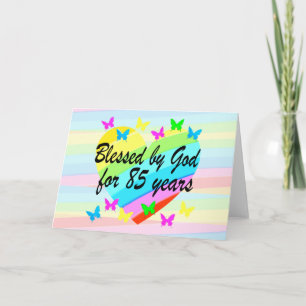 85. GEBURTSTAGSSCHLEPPEN UND PRAYERS GREETING CARD KARTE