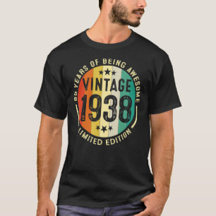 85 Jahre alt Vintage 1938 Geburtstag 85. Geburtsta T-Shirt
