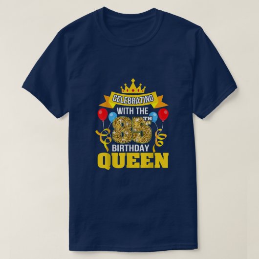 85 Jahre alte Geschenke feiern mit der 85. Geburt T-Shirt (Design vorne)