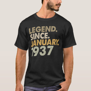 85 Jahre alte Legende Seit Januar 1937 - 85. Tag T-Shirt