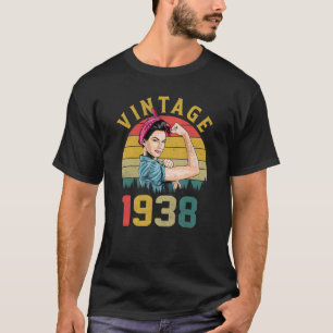 85 Jahre alte Vintage 1938 85. Geburtstag für Frau T-Shirt