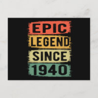 85 Jahre alter Geburtstag 1940 Epische Legende 85.