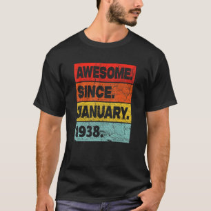 85 Jahre Phantastisch seit Januar 1938 85. Geburts T-Shirt