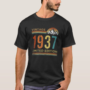 85 Jahre Vintag 1937 85. Geburtstag T-Shirt