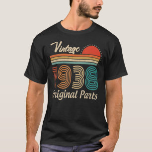 85-jährig Geboren 1938 Vintage 85. Geburtstag Re T-Shirt