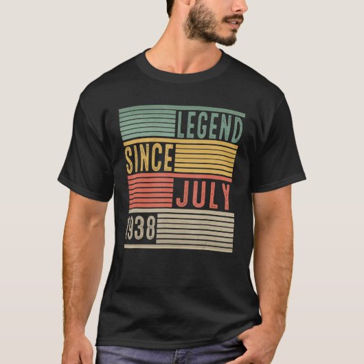 85-jähriges Kindermädchen seit Juli 1938 85th B T-Shirt (Vorderseite)
