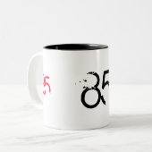 85/mug - Besonders angefertigt Zweifarbige Tasse (Vorderseite Links)