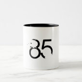 85/mug - Besonders angefertigt Zweifarbige Tasse (Mittel)