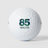 85. Plaid-Geschenk für Opa - 85 legendäres Plaid Golfball (Vorderseite)