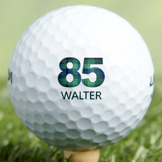 85. Plaid-Geschenk für Opa - 85 legendäres Plaid Golfball